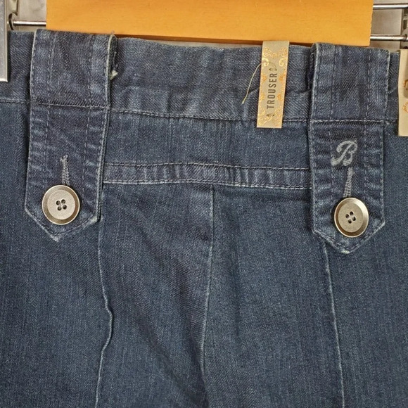 Vintage 90s Brody Trouser Jeans Reg Rise 28 Dark  Wash - Picture 10 of 16